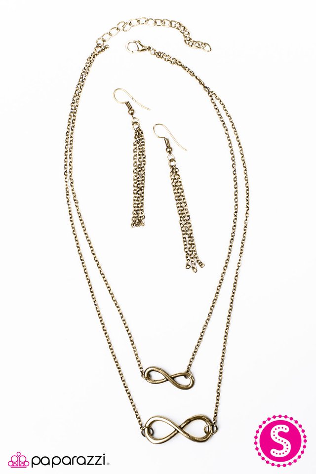 Paparazzi ♥ Always On My Mind - Brass ♥ Necklace