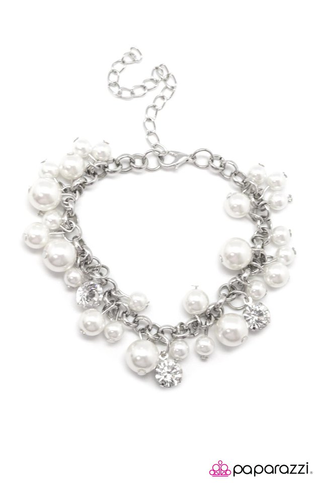 Paparazzi ♥ Mr. and Mrs. - White ♥ Bracelet