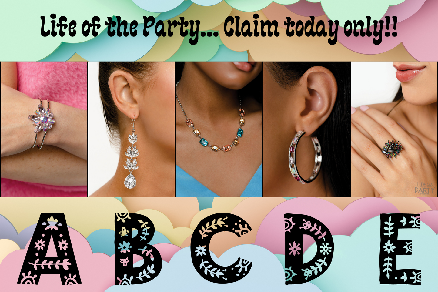 Paparazzi ♥ Life of the Party February 2023 (5 pack) ♥