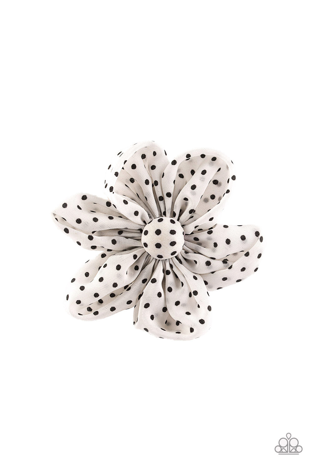 Paparazzi ♥ Right On The Dot - White ♥ Hair Clip