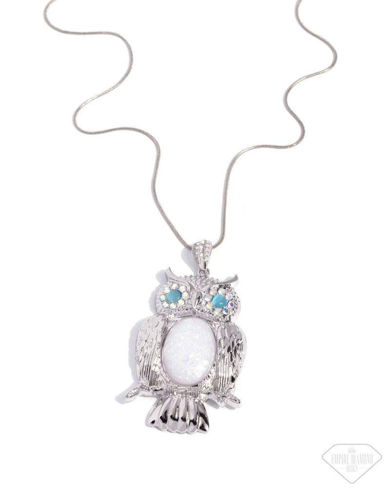 Owl empire diamond necklace