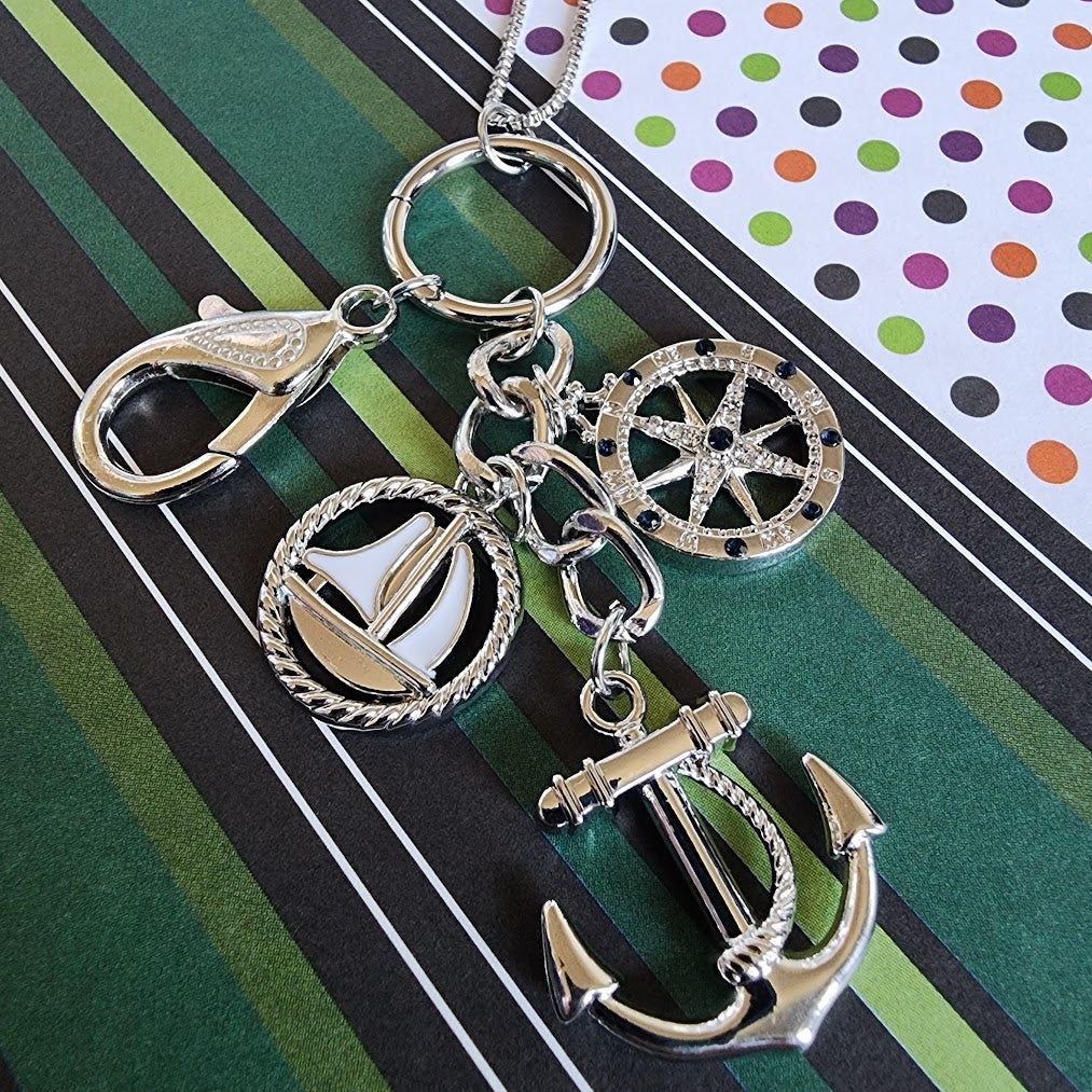 Paparazzi ♥ Compass Celebration - Blue ♥  Lanyard