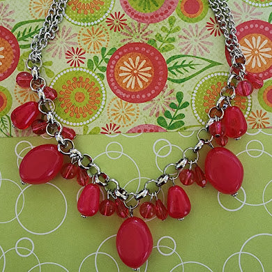 Paparazzi ♥ Venetian Vacation - Pink ♥  Necklace