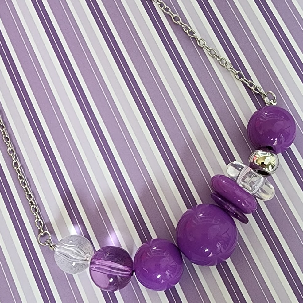 Paparazzi ♥ Bauble Bonanza - Purple ♥  Necklace