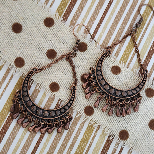 Paparazzi ♥ Melodic Moons - Copper ♥  Earrings