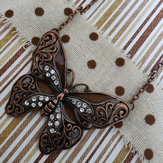 Paparazzi ♥ Flawless Flight - Copper ♥  Necklace