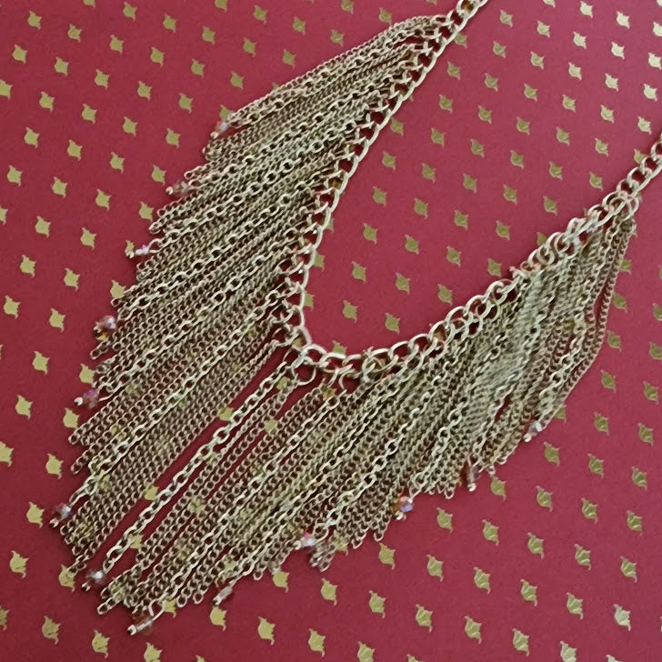 Paparazzi ♥ Cue The Fireworks - Gold ♥  Necklace