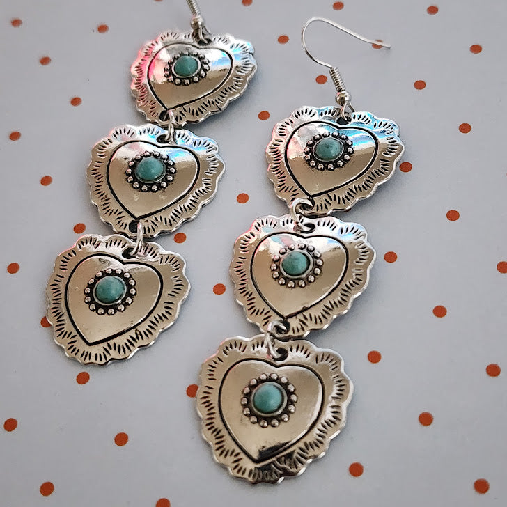 Paparazzi ♥ Vintage Allure - Blue ♥  Earrings