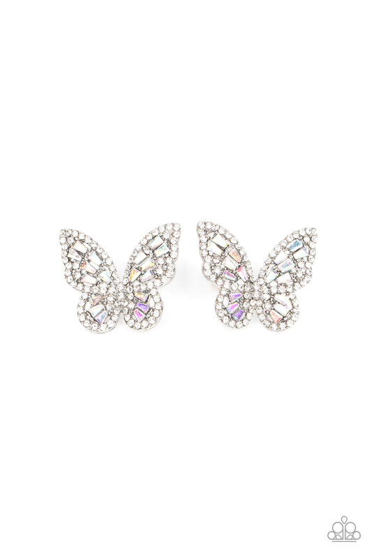 Paparazzi ♥ Smooth Like FLUTTER - Multi ♥  Post Earrings