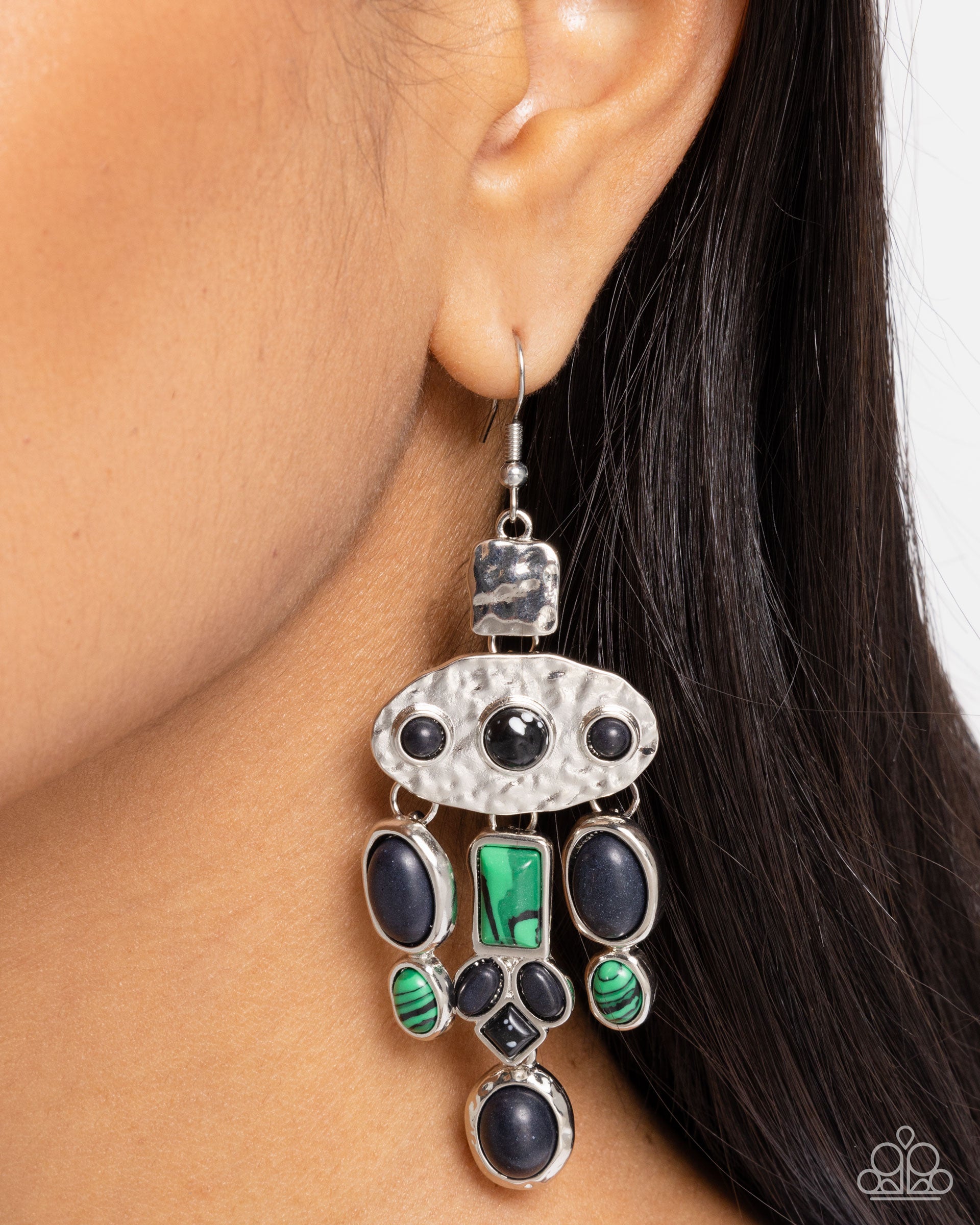 Paparazzi ♥ Inspired Interval - Black ♥ Earrings – LisaAbercrombie
