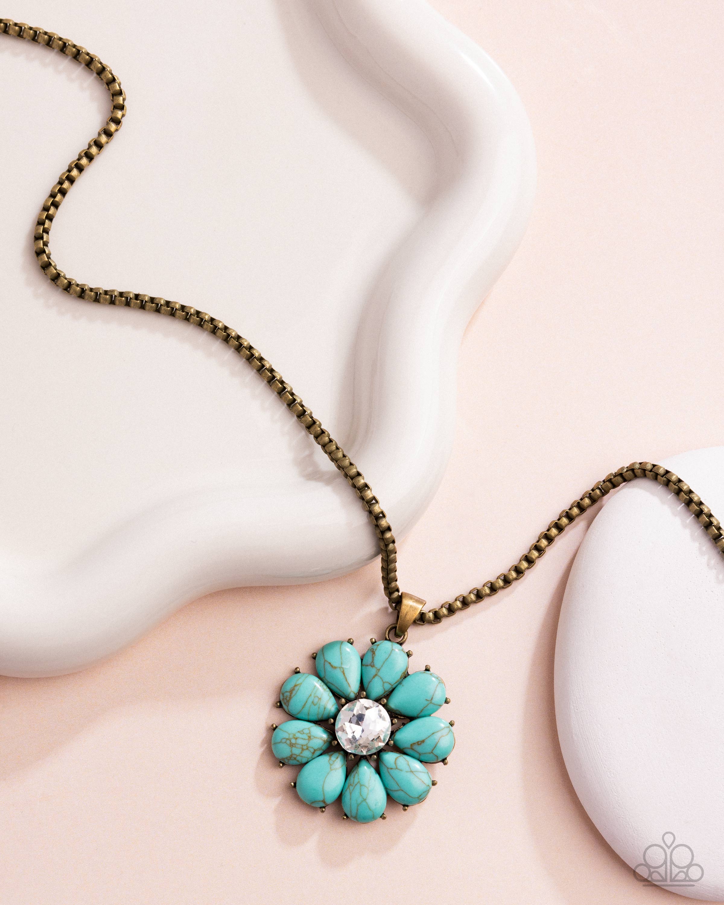 Paparazzi ♥ Creative Caliber - Brass ♥ Necklace – LisaAbercrombie