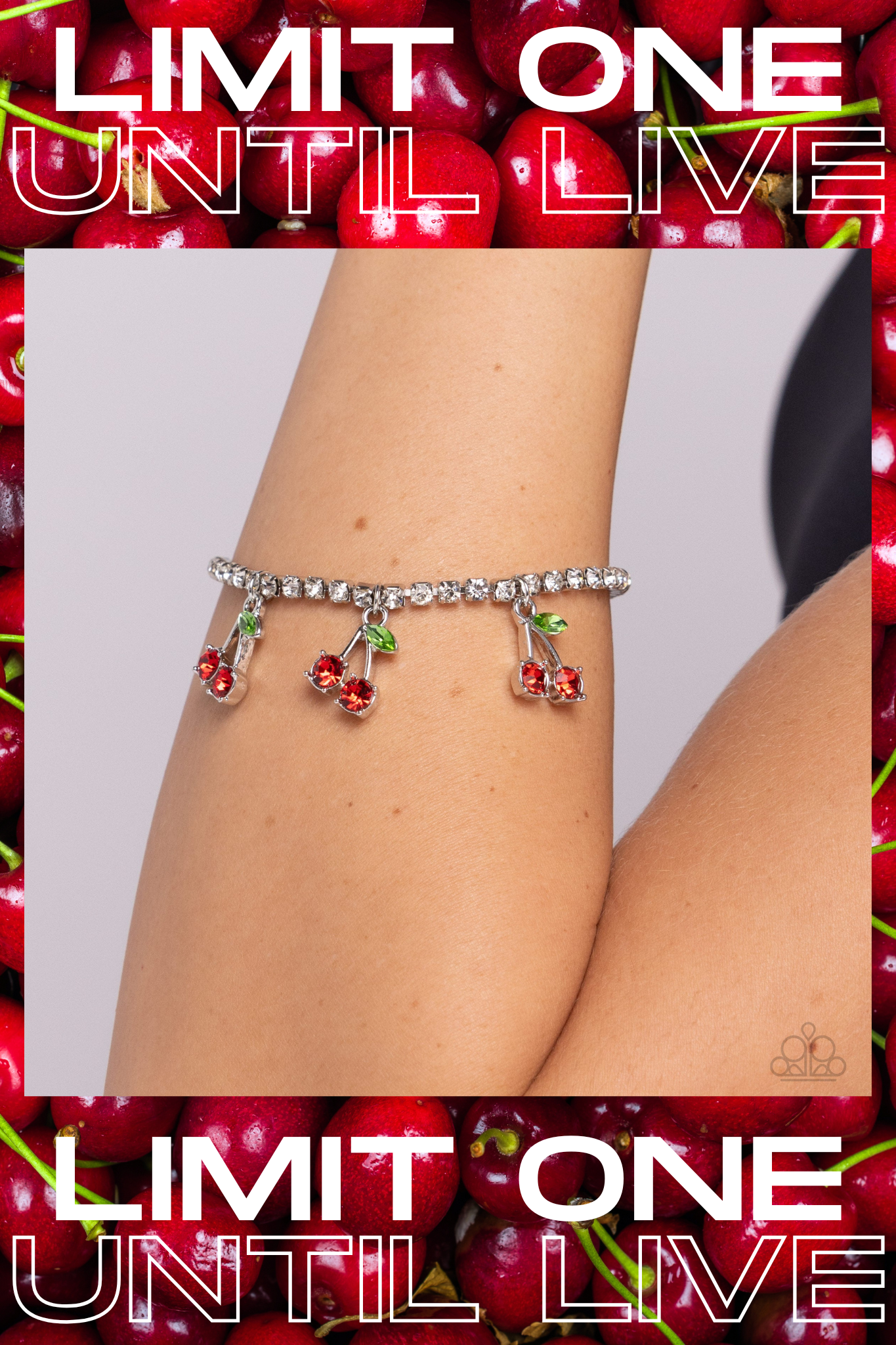 Paparazzi ♥ Candid Cherries - Red ♥  Bracelet