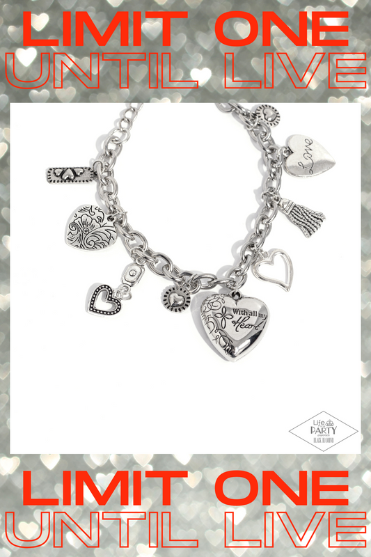 Paparazzi ♥ Pure In Heart - Silver ♥  Bracelet