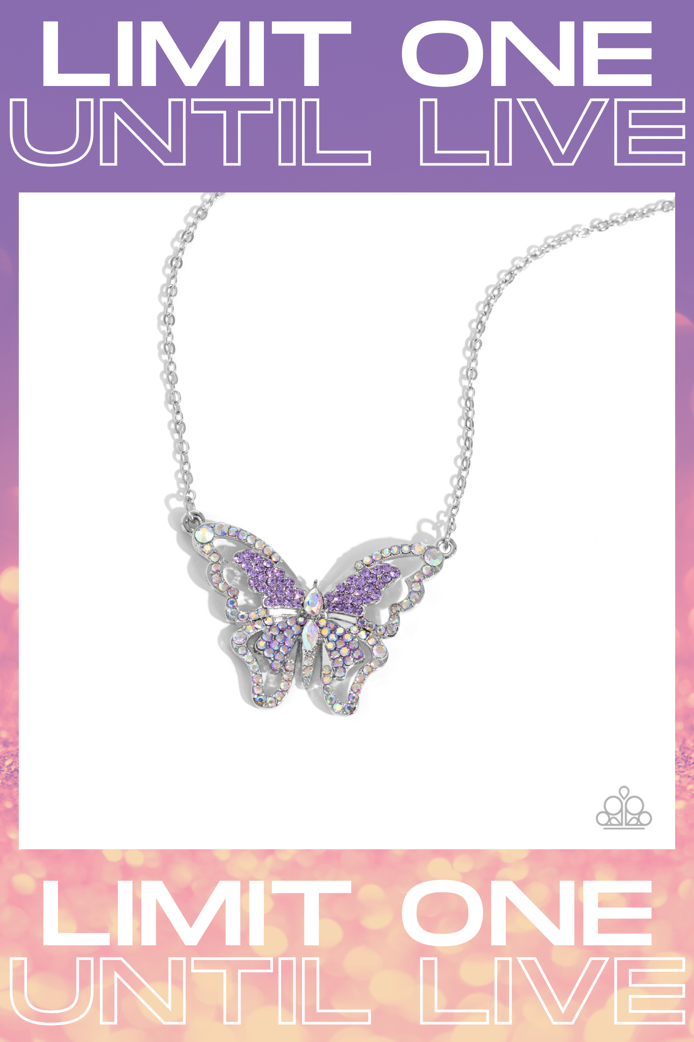 Paparazzi ♥ Weekend WINGS - Purple ♥  Necklace