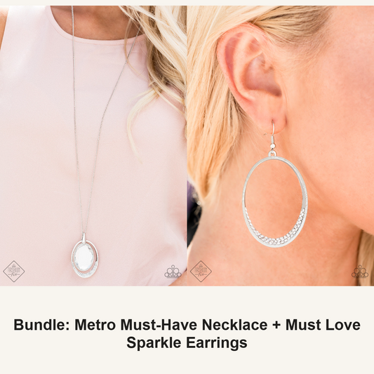 Bundle: Metro Must-Have Necklace + Must Love Sparkle Earrings