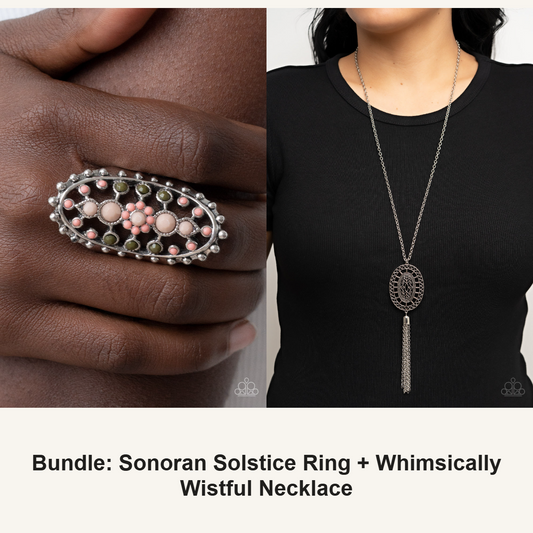 Bundle: Sonoran Solstice Ring + Whimsically Wistful Necklace
