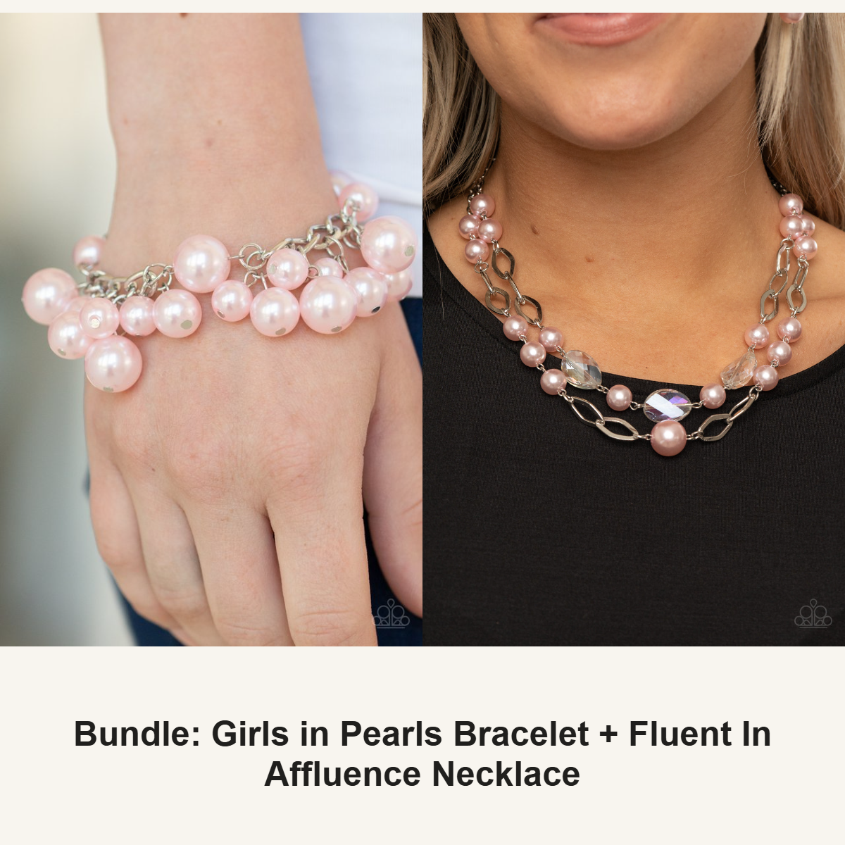 Bundle: Girls in Pearls Bracelet + Fluent In Affluence Necklace