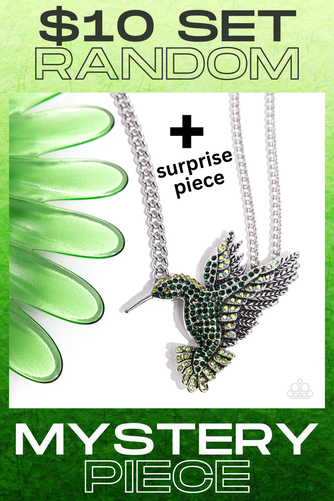 Paparazzi ♥ Hummingbird Headline - Green ♥  Necklace