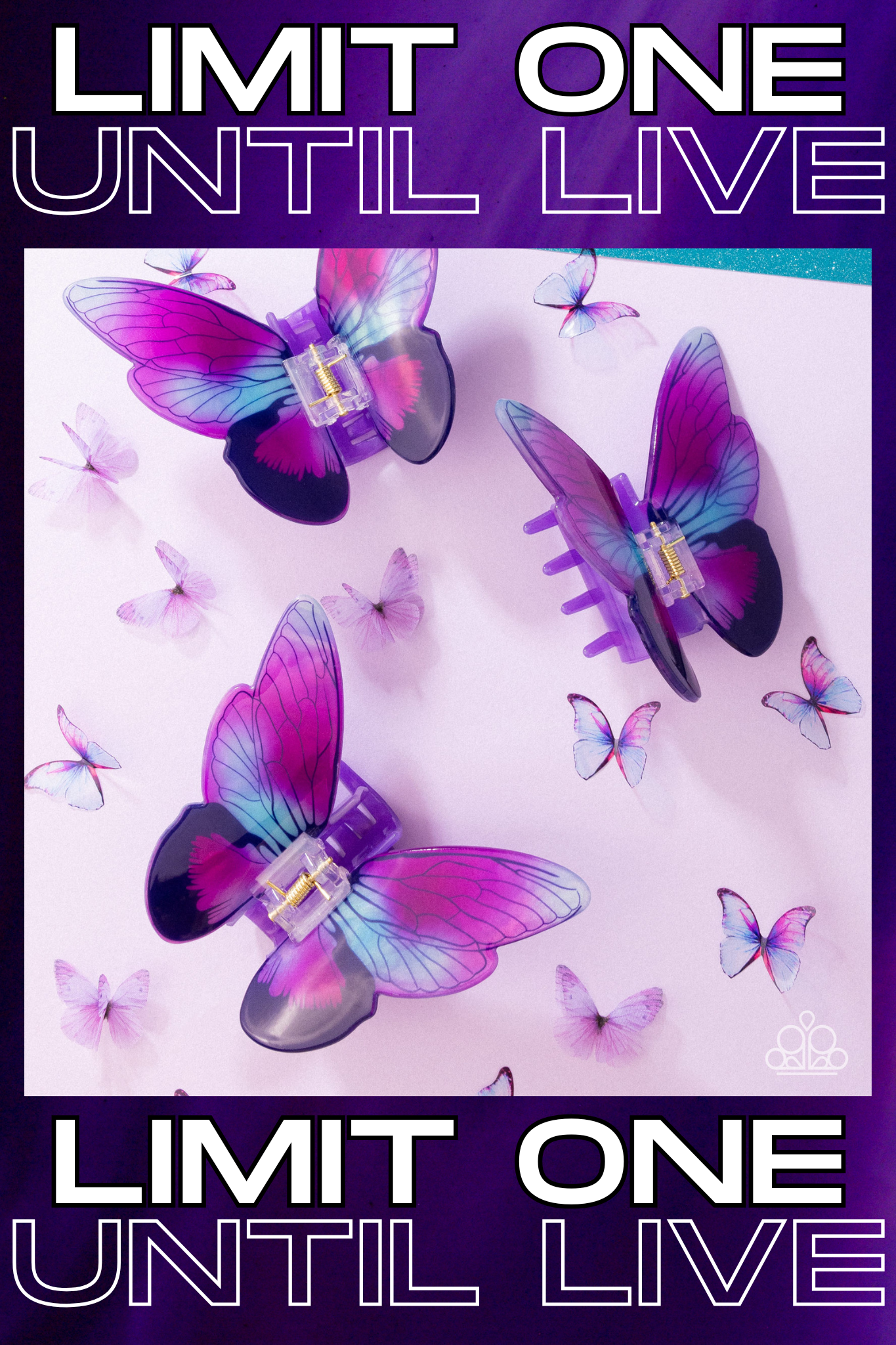 Paparazzi ♥ Monarch Model - Purple ♥ Hair Clip