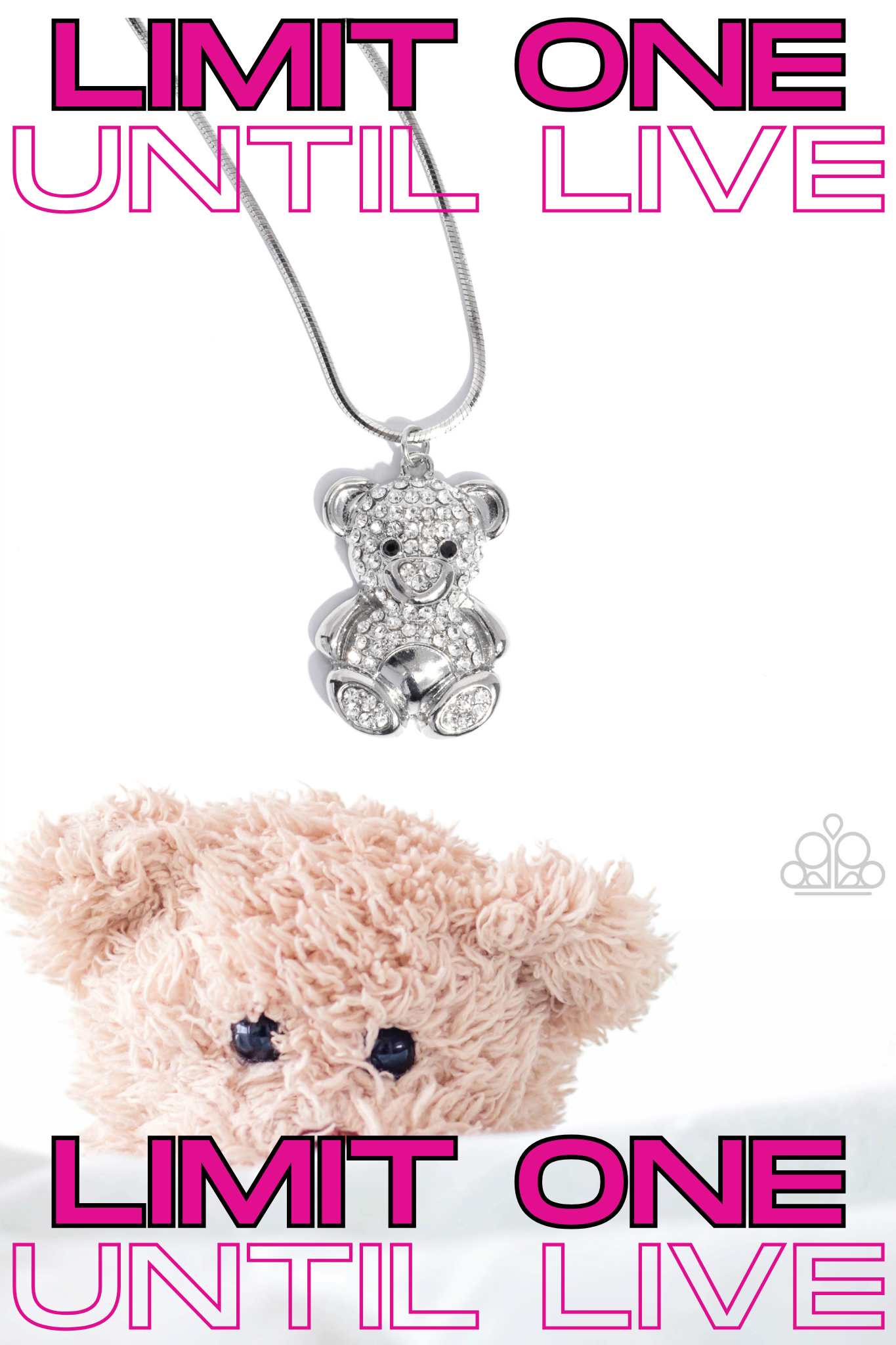 Paparazzi ♥ Cuddly Chic - White ♥ Necklace