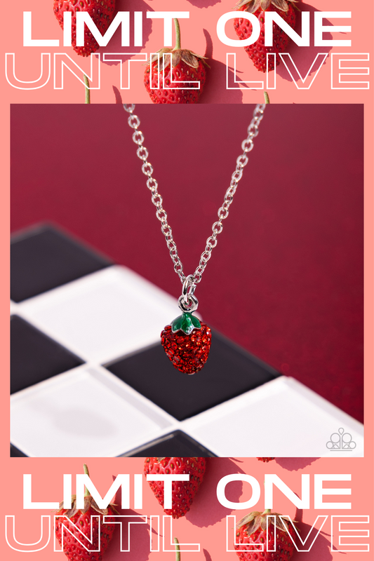 Paparazzi ♥ Strawberry Style - Red ♥  Necklace
