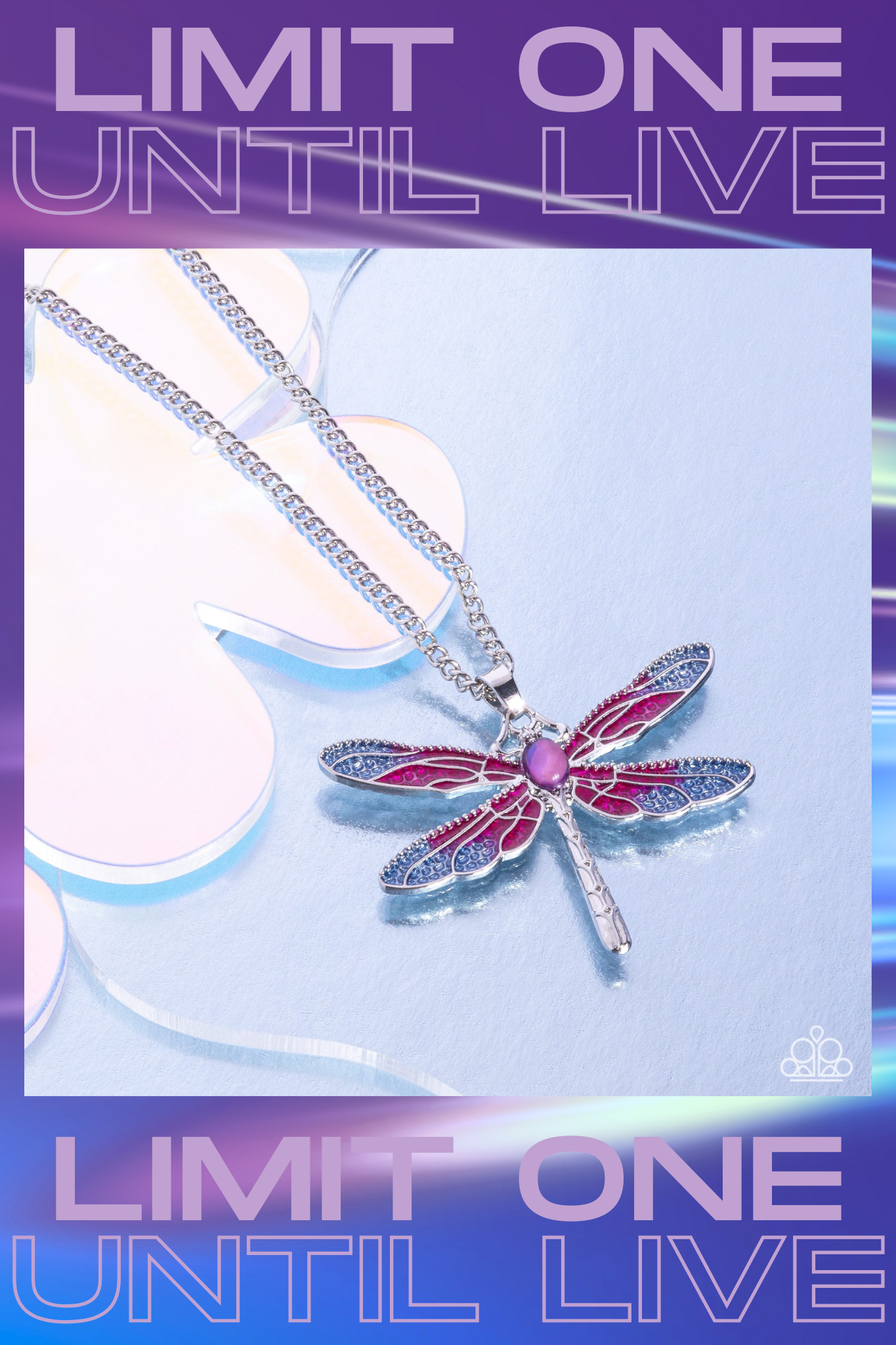 Paparazzi ♥ DRAGONFLY to the Sky - Purple ♥  Necklace