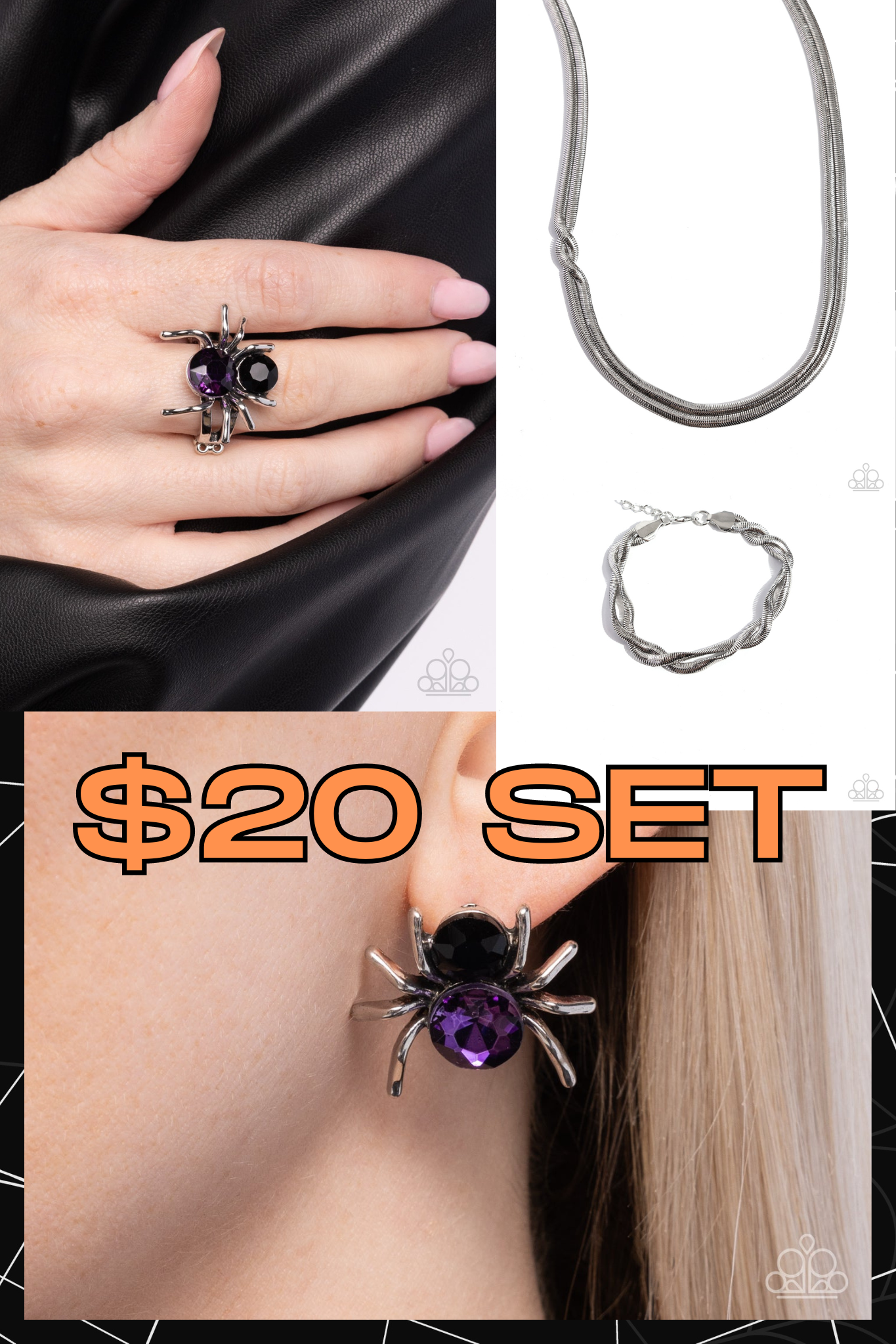 $32 set Paparazzi ♥ Complete Look ♥ BB-PR-EN-P2BA-SVXX-088XT-P9BA-SVXX-220XT