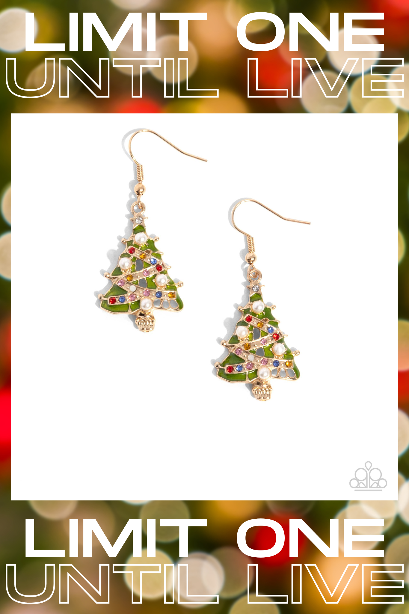 Paparazzi ♥ O Christmas Tree - Multi ♥  Earrings