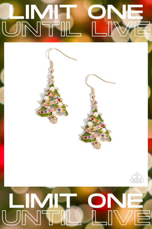 Paparazzi ♥ O Christmas Tree - Multi ♥  Earrings
