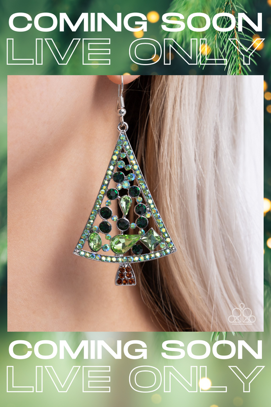 Paparazzi ♥ Evergreen Elegance - Multi ♥  Earrings