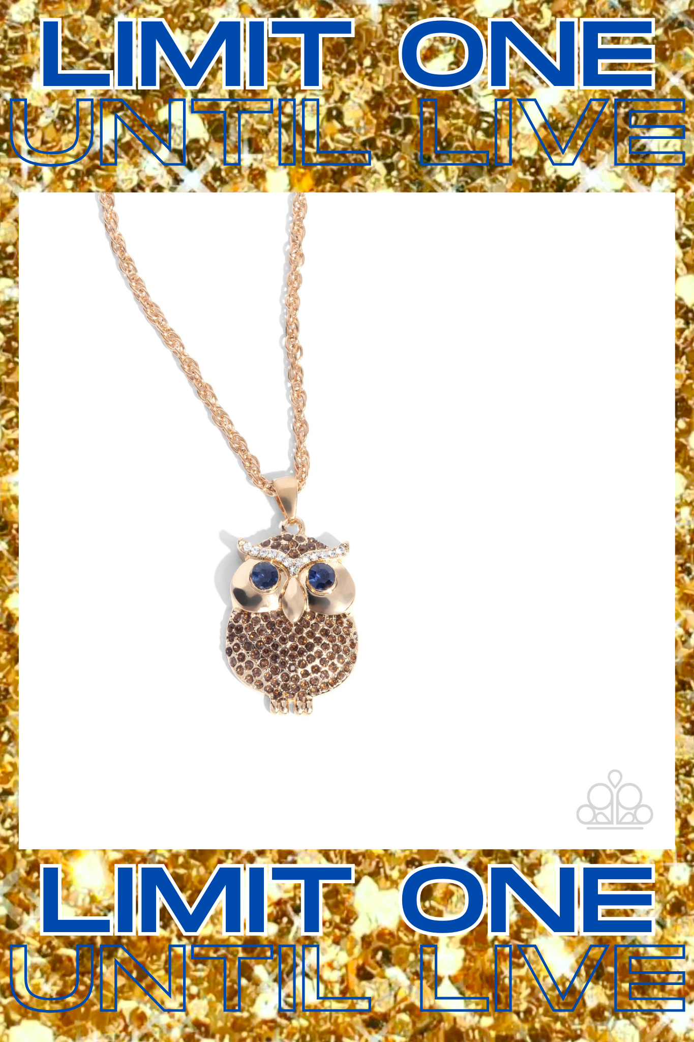 Paparazzi ♥ Opulent Owl - Brown ♥ Necklace