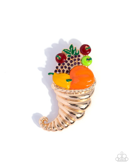 *Ordered 10/16* Paparazzi ♥ Cornucopia Chic ♥ Brooch