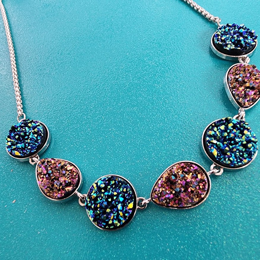 Paparazzi ♥ Druzy Demand - Multi ♥  Necklace