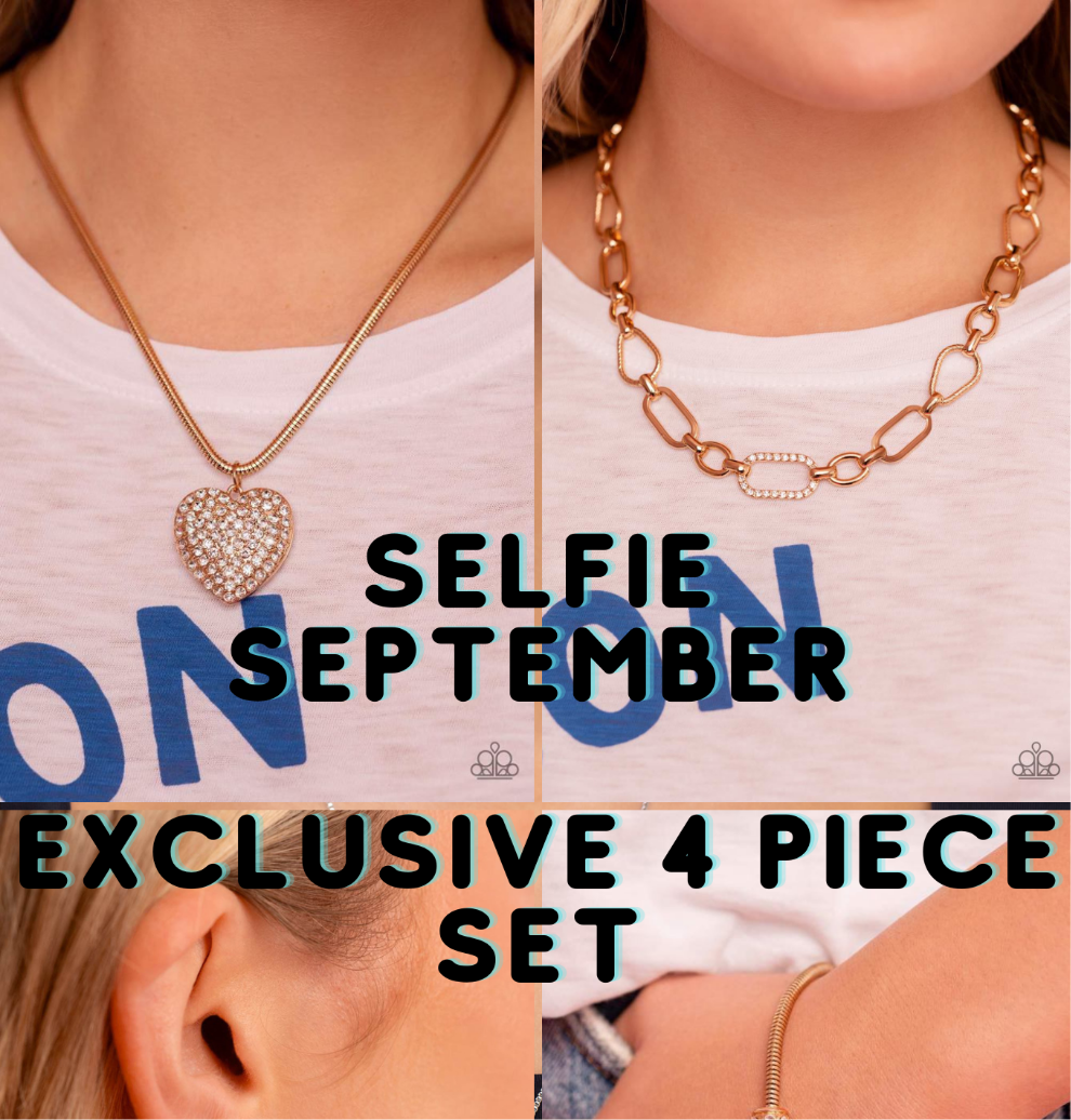 Selfie September 4-Piece GOLD Set 2023