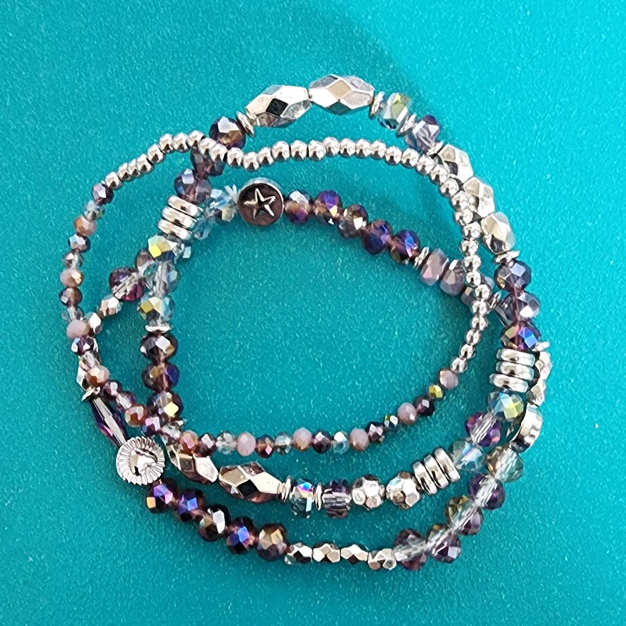 Paparazzi ♥ Stellar Salvage - Purple ♥  Bracelet