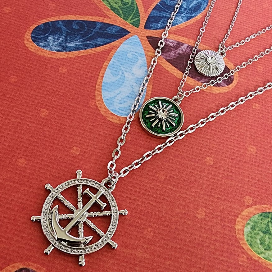 Paparazzi ♥ Anchor Arrangement - Green ♥  Necklace