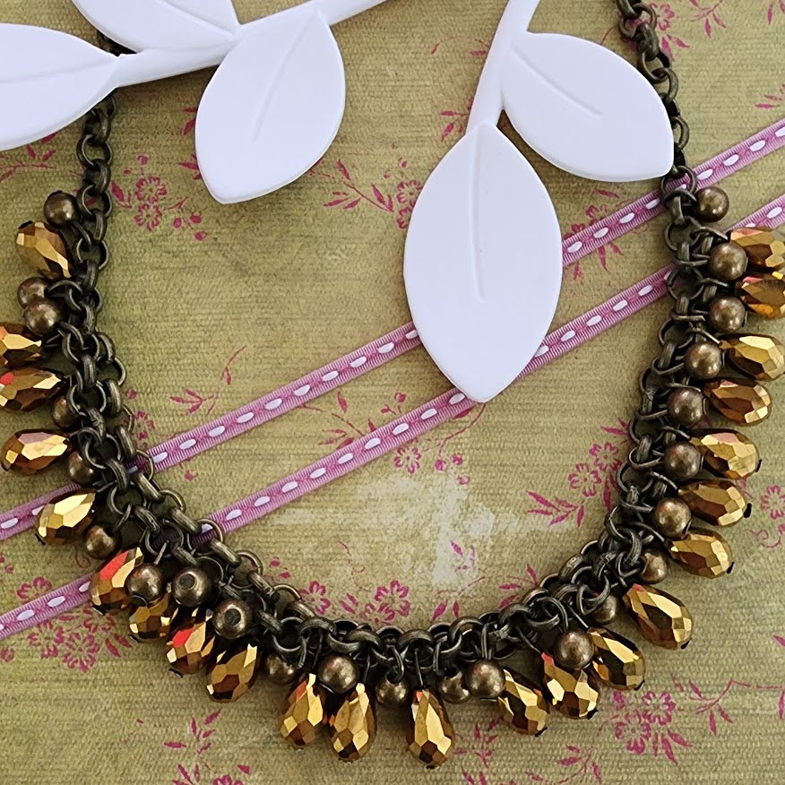 Paparazzi ♥ Metro Monarchy - Brass ♥  Necklace