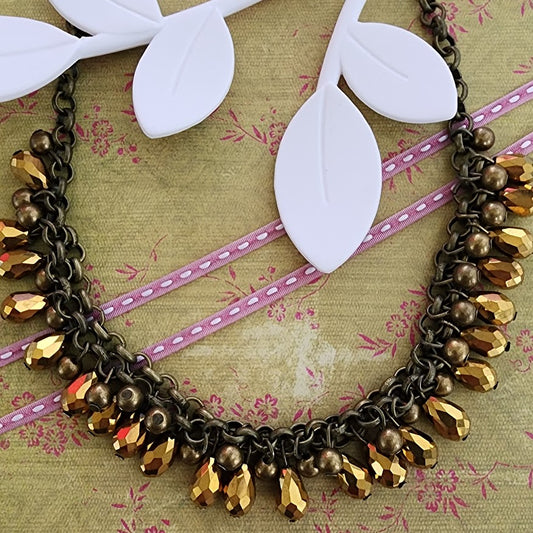 Paparazzi ♥ Metro Monarchy - Brass ♥  Necklace