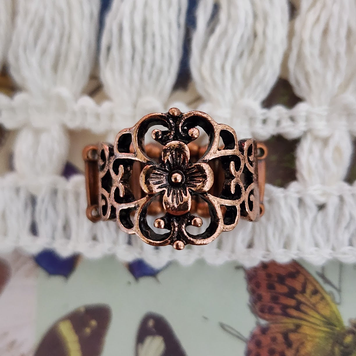 Paparazzi ♥ Fanciful Flower Gardens - Copper ♥ Ring