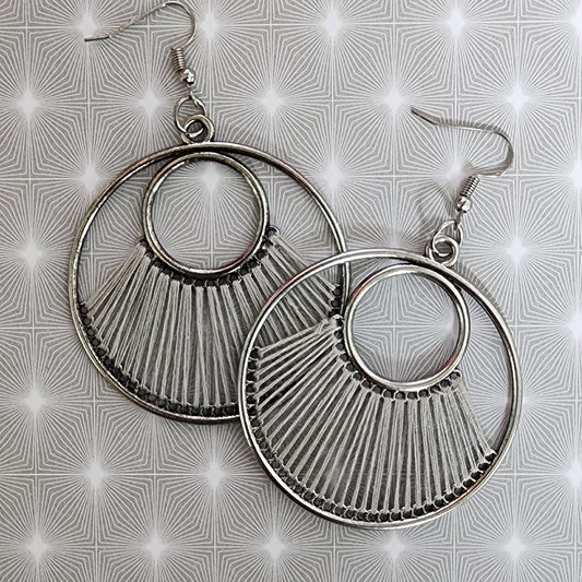 Paparazzi ♥ Really High-Strung - Silver ♥  Earrings