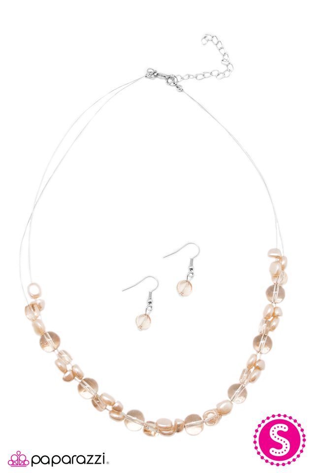 Paparazzi ♥ Floating On Air - Brown ♥ Necklace