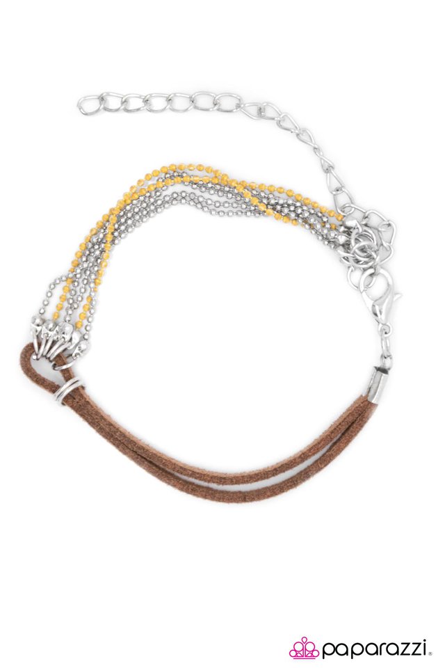 Paparazzi ♥ New Heights - Yellow ♥ Bracelet