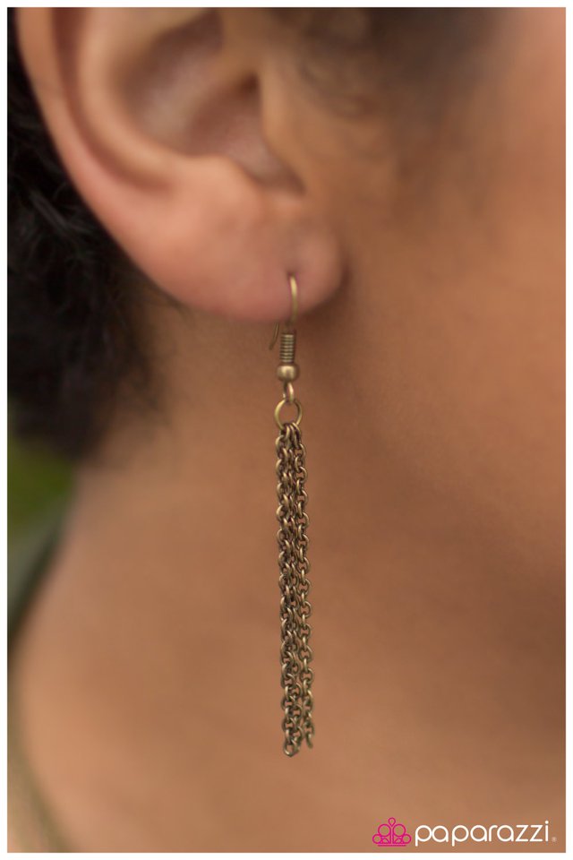 Paparazzi ♥ TRI-bal Style - Brass ♥ Necklace