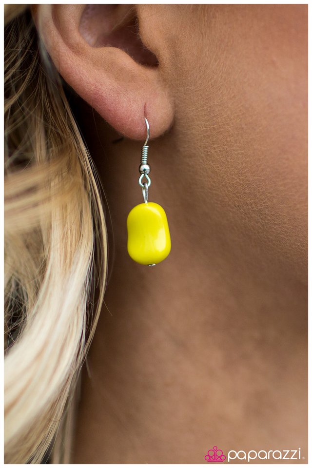 Paparazzi ♥ A Gypsy Soul - Yellow ♥ Necklace