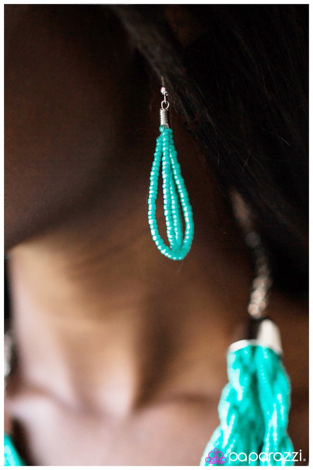 Paparazzi ♥ What a BEAD-iful World - Blue ♥ Necklace
