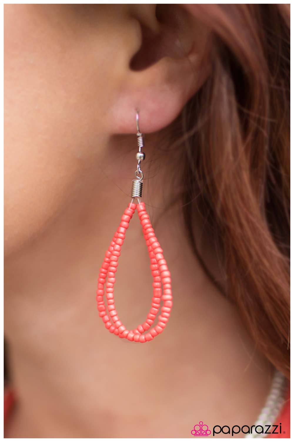 Paparazzi ♥ Life is BEAD-iful - Orange ♥  Necklace