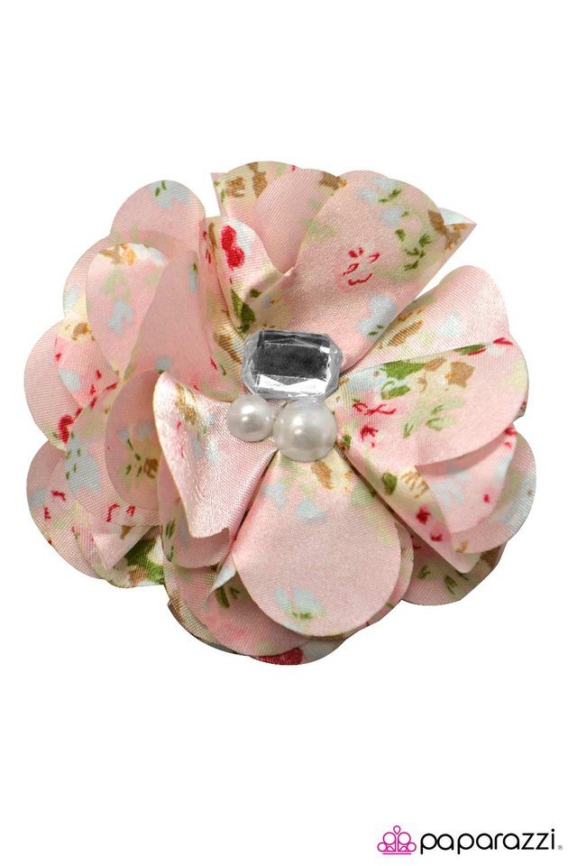 Paparazzi ♥ Just Be Merry - Pink ♥ Hair Clip