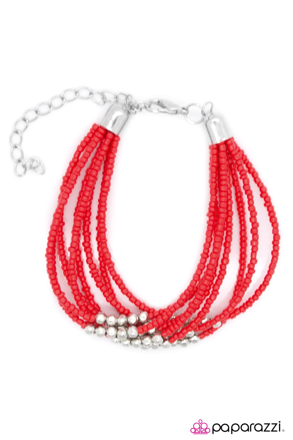 Paparazzi ♥ Just BEAD It! - Red ♥  Bracelet
