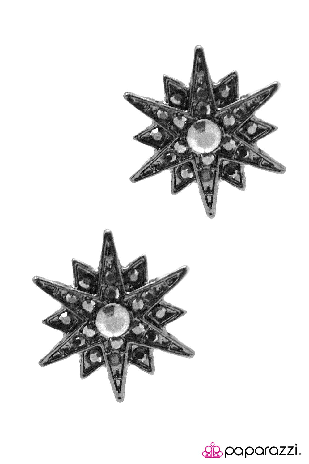 Paparazzi ♥ The Star of The Show - Silver ♥  Post Earrings
