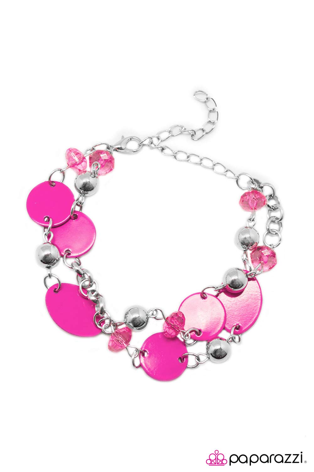 Paparazzi ♥ Happy Travels - Pink ♥  Bracelet